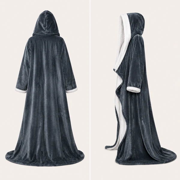 Snugnest™ Full-Body Heated Robe (with Foot Pocket & Hood)