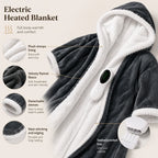 Snugnest™ Full-Body Heated Robe (with Foot Pocket & Hood)