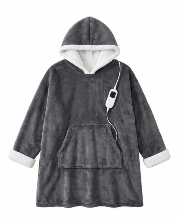 Snugnest™ Full-Body Heated Robe (with Foot Pocket & Hood)