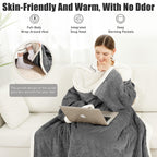 Snugnest™ Full-Body Heated Robe (with Foot Pocket & Hood)